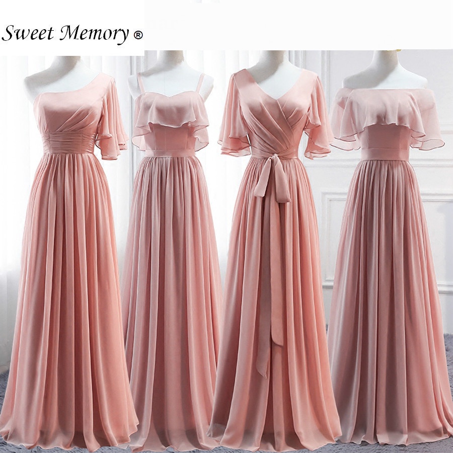 Bridesmaid dress old clearance rose