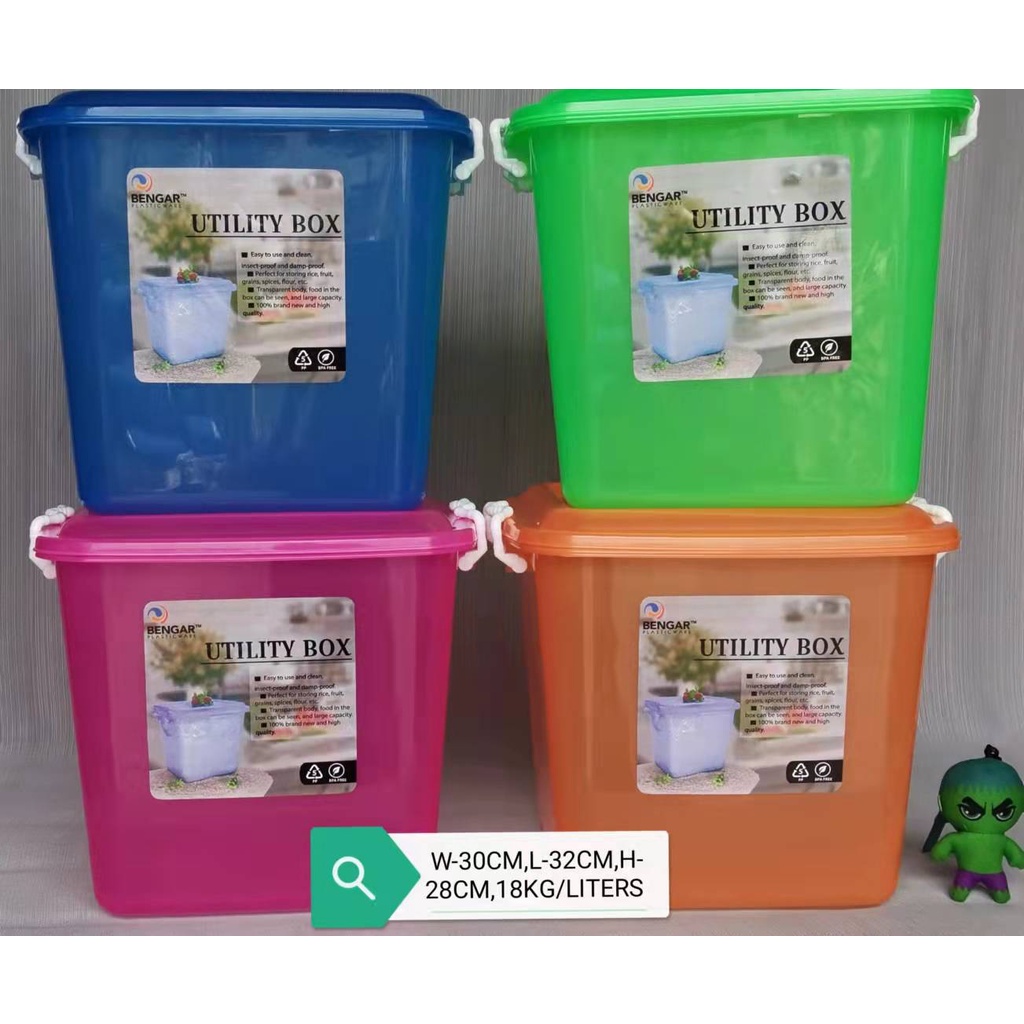 PLASTIC RICE BOX 18LITER | Shopee Philippines