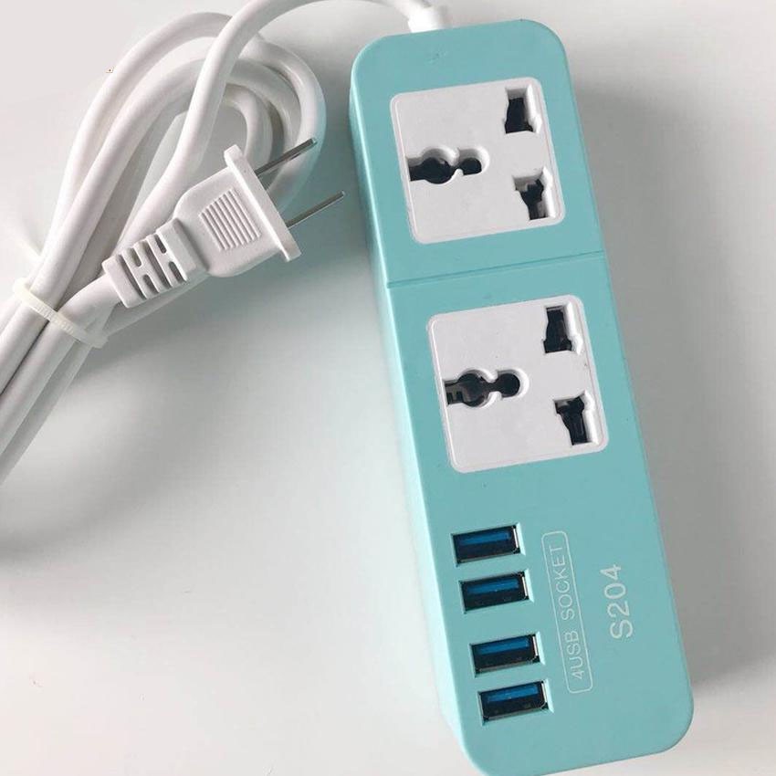 USB Socket 4 Ports S204 Universal USB Socket Charging Station Portable ...