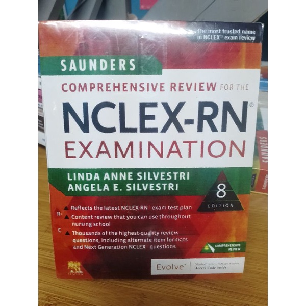 SAUNDERS NCLEX-RN COMPREHENSIVE 8 EDITION | Shopee Philippines