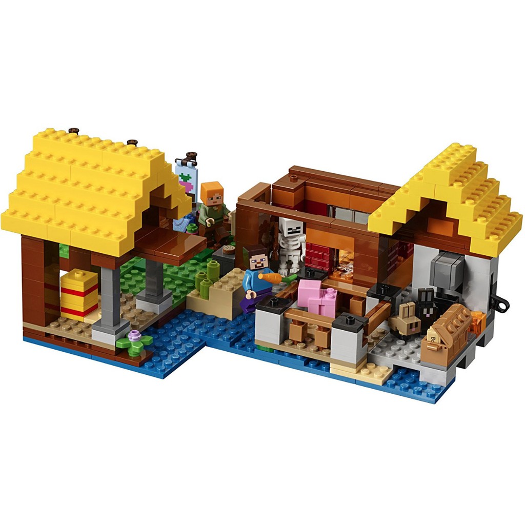 LEGO Minecraft The Farm Cottage Building Kit 21144 Shopee Philippines