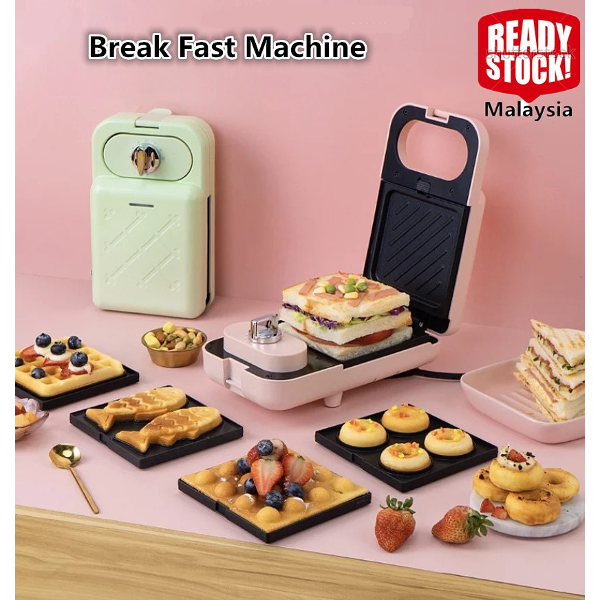 Multifunctional Electric Waffle Machine Electric Sandwich Cake Waffle