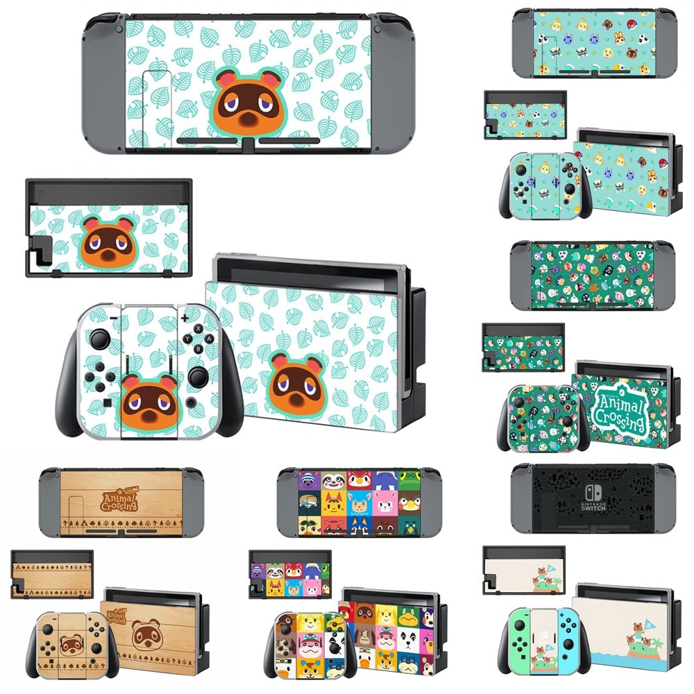 Vinyl Screen Cute Skin Animal Crossing Protector Stickers for Nintendo ...