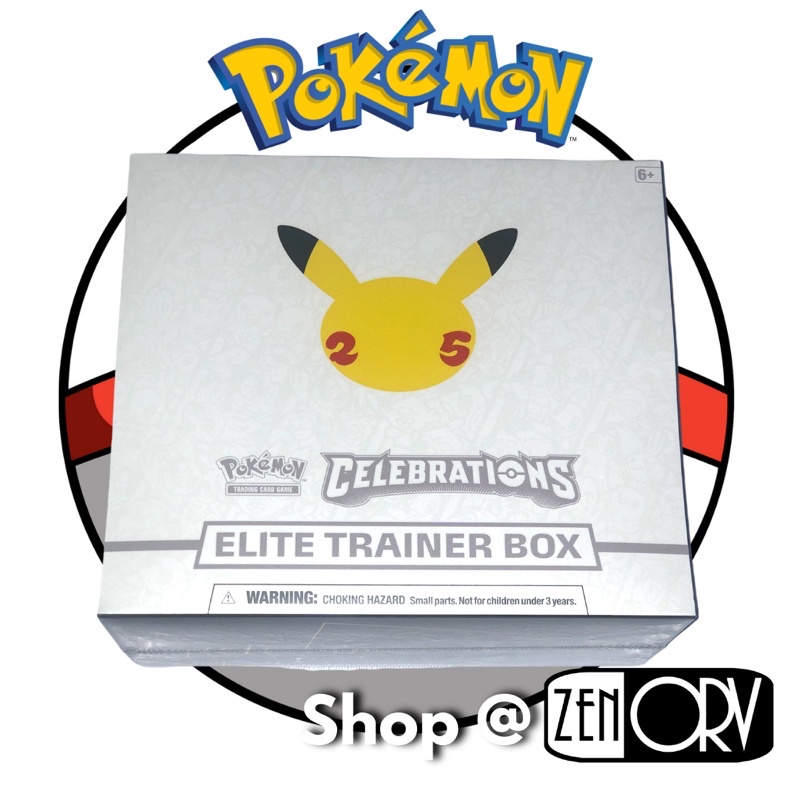 Pokemon Card Celebrations Elite trainer box TCG Cards ETB Sealed