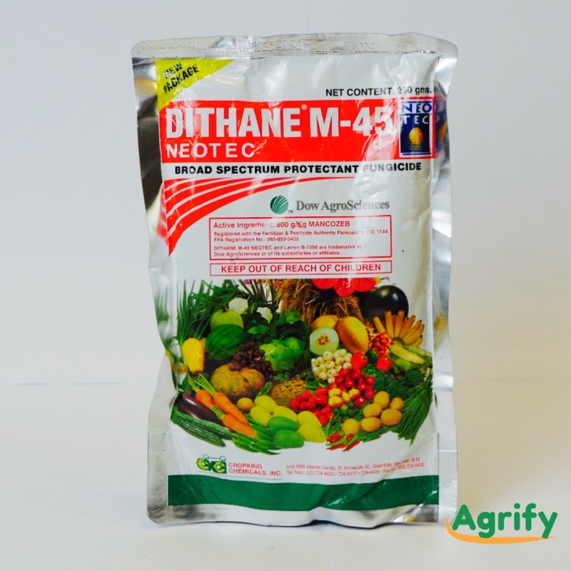 Dithane M-45 Neotec Fungicide 250g / 1kg | Mancozeb 800g/kg | Shopee ...