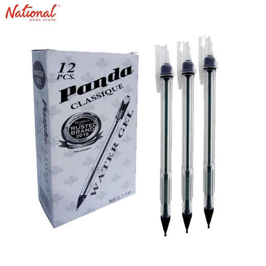 Panda Classique Gel Pens 12's Black 0.7mm National Book Store | Shopee ...