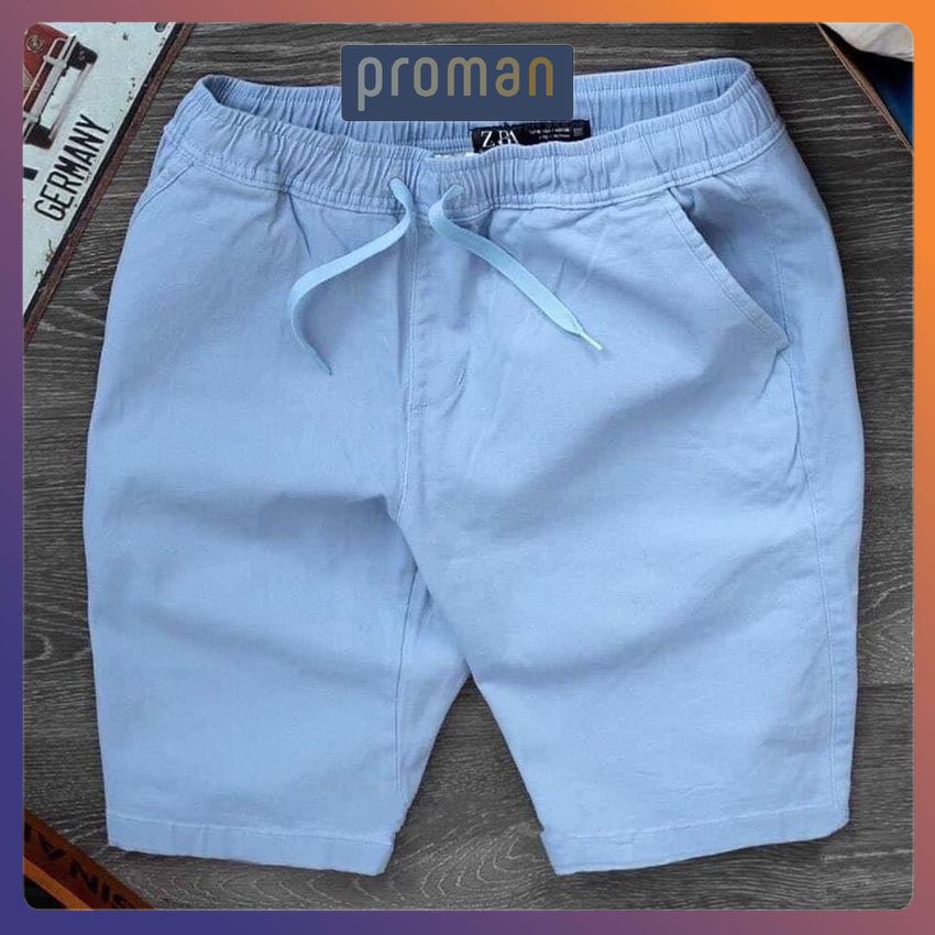 High quality elastic khaki men's khaki shorts in black and white with