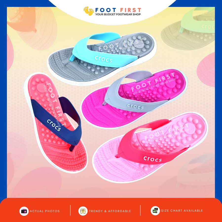 2022**FOOT FIRST 3640** HQ CRCS Comfy Flip Flops Slippers (Please