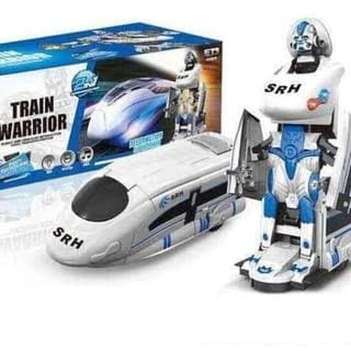 Toy Train Warrior Robot - Toy Train Turns Into Robot No.8998 | Shopee ...