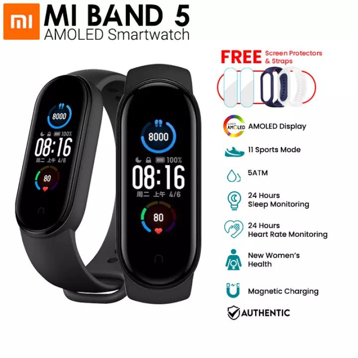 Mi band best sale 5 android version