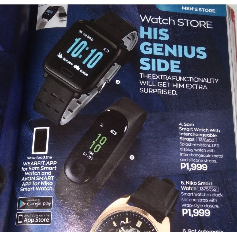 Avon smart online watch