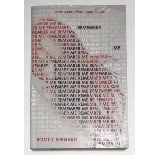 Remember Me (Novel by Romily Bernard) Shopee Philippines