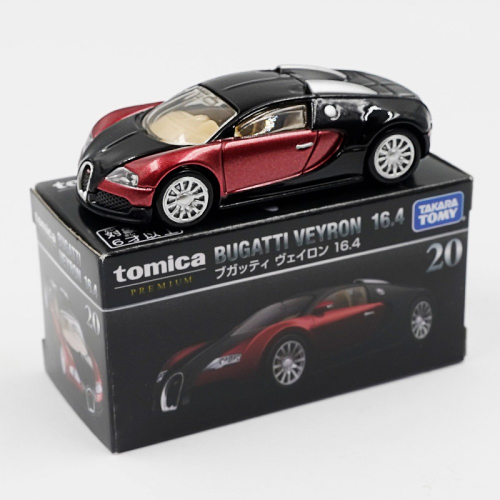 Tomica Premium 4904810131878 1 62 BUGATTI VEYRON 16.4 RED NO.20