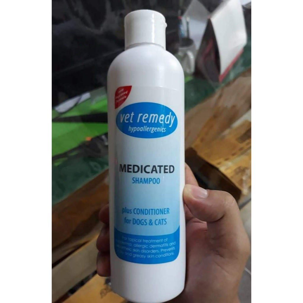 Vet remedy shop medicated shampoo