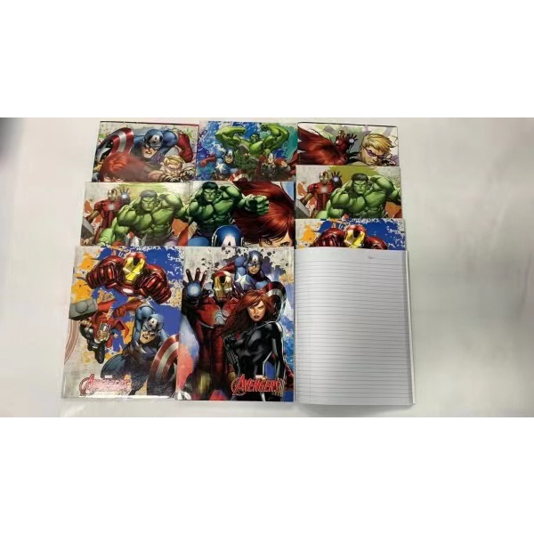 hots writing notebook 1rem 10pcs ASS COLOR available:plain color&design ...