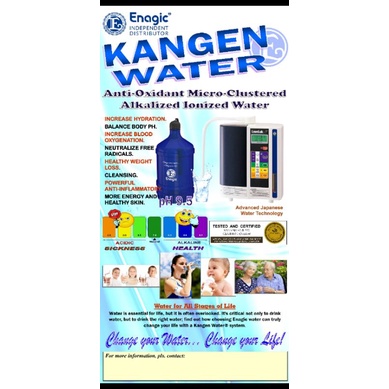 Kangen Machine Enagic Tarpaulin Shopee Philippines