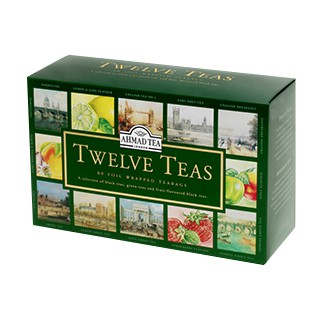 Ahmad Twelve Teas Selection Tea Bags - Ahmad Tea Collection 12 Flavors ...