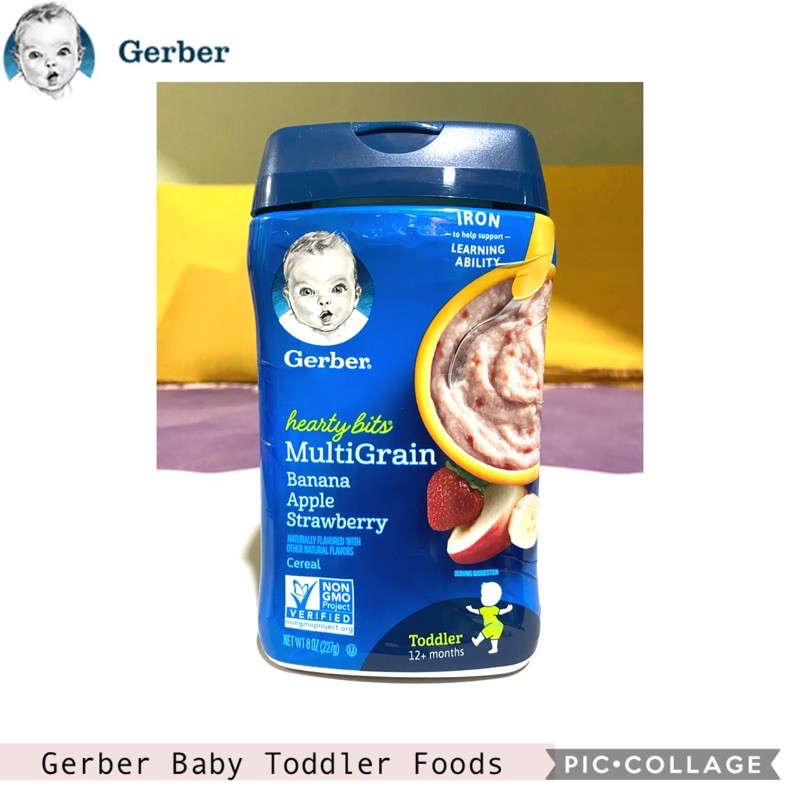 Gerber hearty 2024 bits cereal