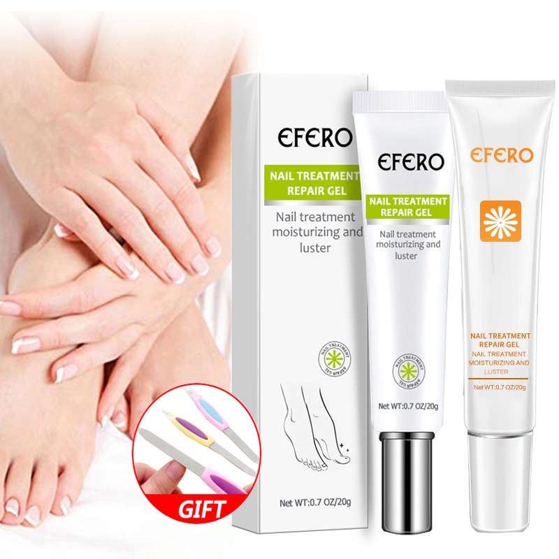 EFERO Fungal Nail Serum Repair Essence Foot Nail Fungus Removal Gel Anti Infection Paronychia