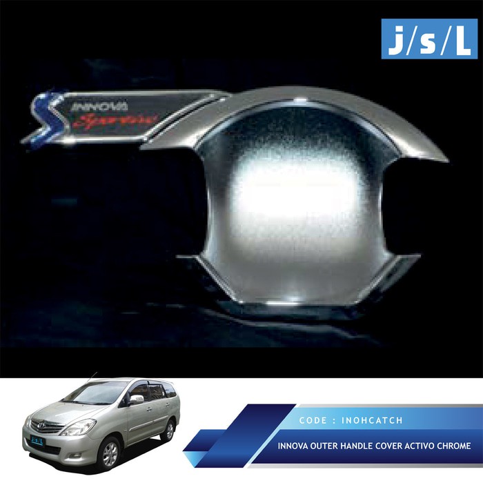 Kijang Innova Outer Handle Cover Activo Chrome/Innova Accessories ...
