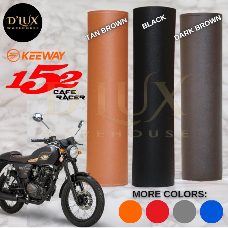 Cafe Racer 152 PLAIN MATTE SHOCK COVER LEATHER - HIGH QUALITY LEATHER ...