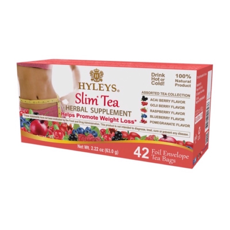 Hyleys Slim Tea Slimming Herbal Tea Weight Loss Kit Assorted Flavors