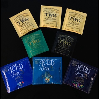 TWG Tea, Vanilla Bourbon Tea 15 count Hand Sewn Cotton Tea bags (1 Pack) -  Red Herbal Tea