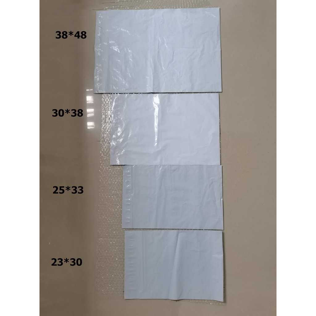 100 PCS plastic packaging percel bag courier plastic pouch shopping bag ...
