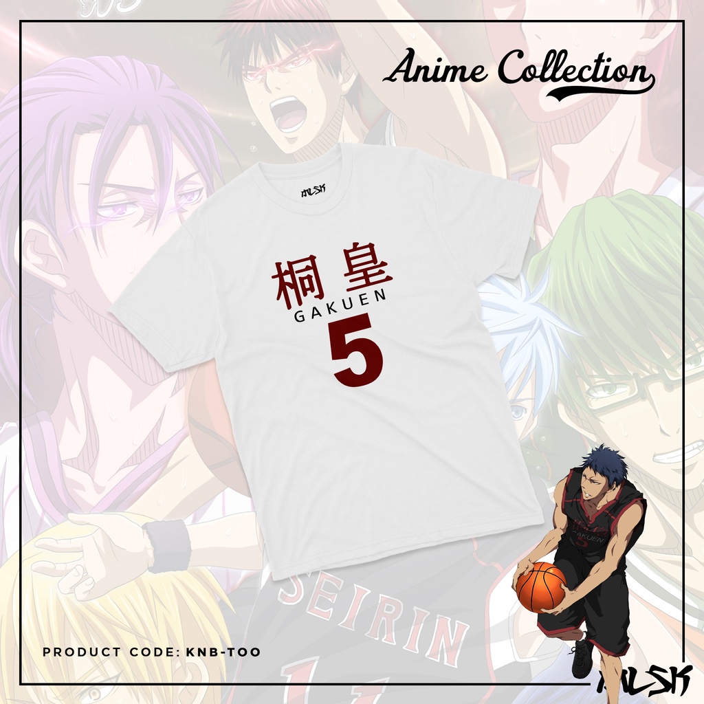 TOO ACADEMY KUROKO NO BASUKE DAIKI AOMINE ANIME T-SHIRT | KUROKO'S ...