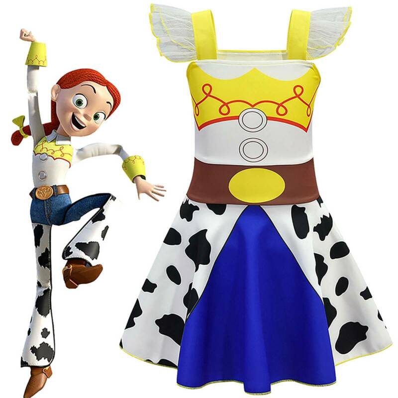 Toys Story 4 Jessie Costume for Girls Kids Halloween Fancy Dress Cosplay Shopee Philippines