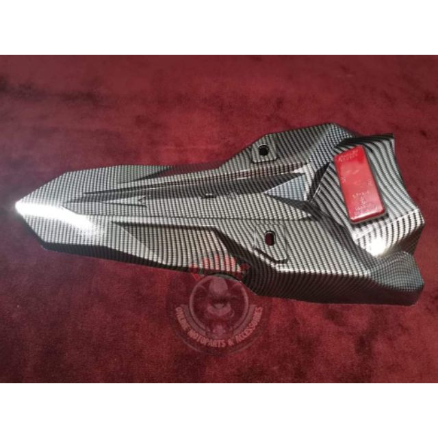 Carbon rear fender for Honda Click V2/Game Changer stock design ...