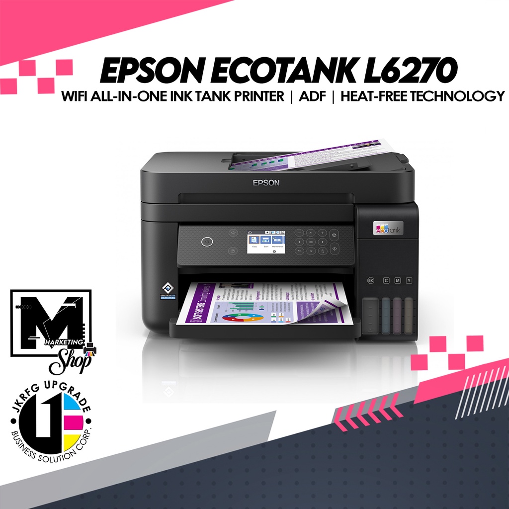 Epson Ecotank L6270 Wi Fi Duplex All In One Ink Tank Printer Shopee Philippines 5006