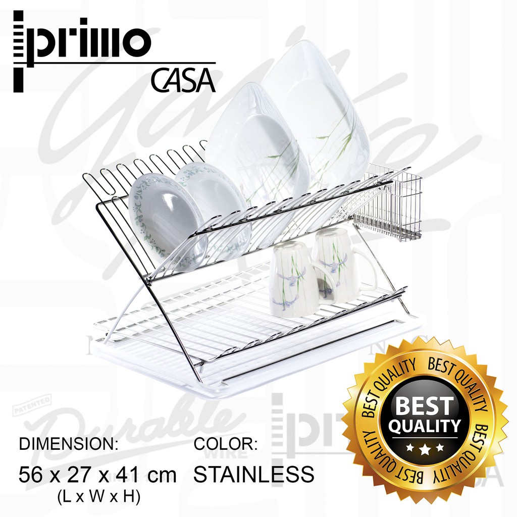 STAINLESS DISH RACK 1 Drainer Kitchen Organiser Kitchenware Spoon ...