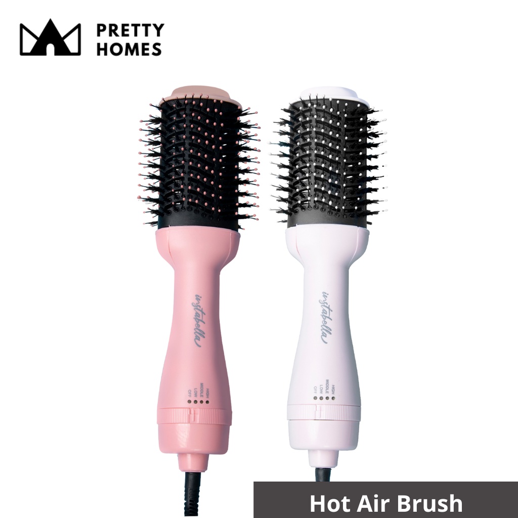 INSTABELLA 1 Step Easy Hot Air Brush Hair Dryer Volumizer Electric Blow Dryer Straightener Curler