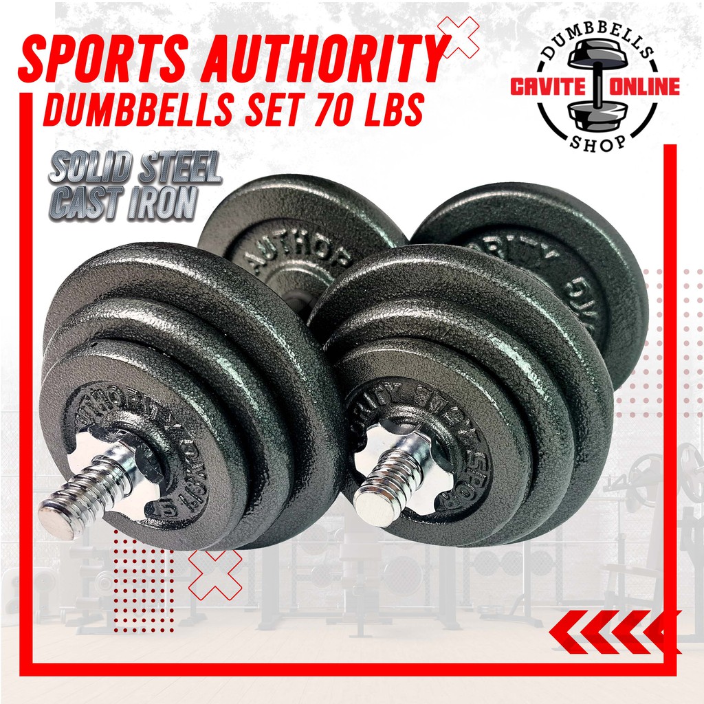 York cast iron 70 2025 lb adjustable dumbbell set