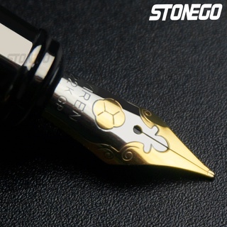 STONEGO With Ink Refill Converter, Classical Metal Fountain Pens  Calligraphy Pens for Writing Drawing Journal Executive Business Gift Pens  for Men