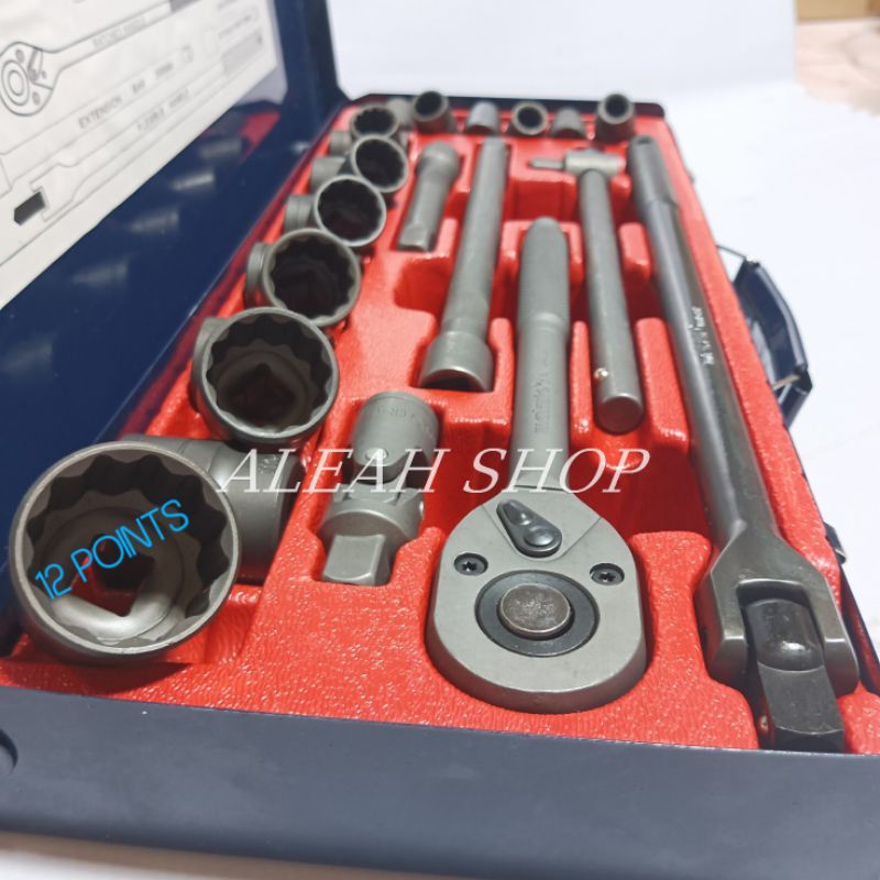 makute 25pcs 1/2 drive socket wrench set Japan quality | Shopee Philippines