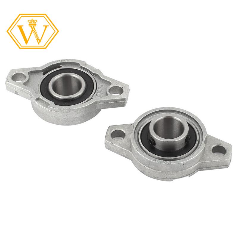 KFL002 FL002 Self Aligning Pillow Block Flange Bearing 15mm 2PCS ...