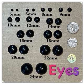 360 Pcs Large Safety Eyes 12-30mm Plastic Safety Eyes and Noses Big Stuffed Animal  Eyes Craft Crochet Eyes for Plush Animals DIY Puppet Bear Toy Doll Making  Supplies