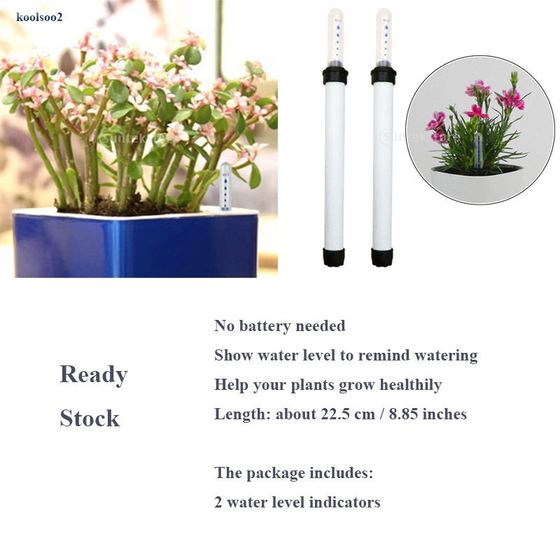 COD2x Plant Water Level Indicator Water Guage For Plants 22.5cm ...