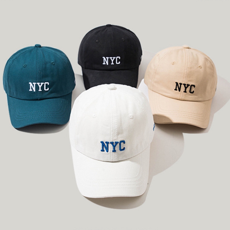 Letter NYC baseball cap fashion casual cap for men and women
