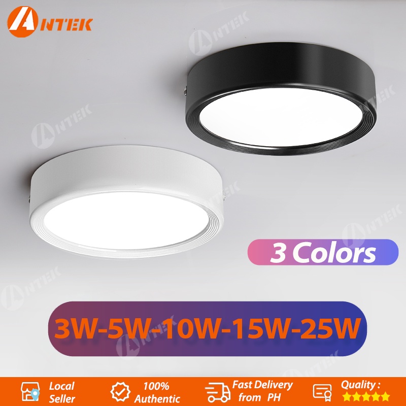 Antek Pin Light Surface Mounted Led Ceiling Lamp Round Downlight