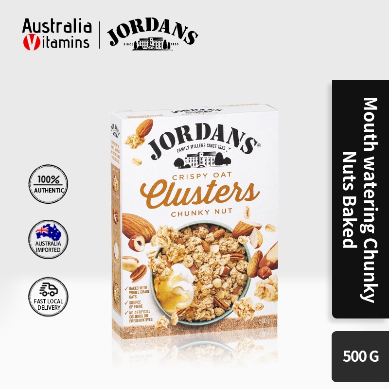 Jordans Crispy Oat Cluster Chunky Nut 500g Shopee Philippines