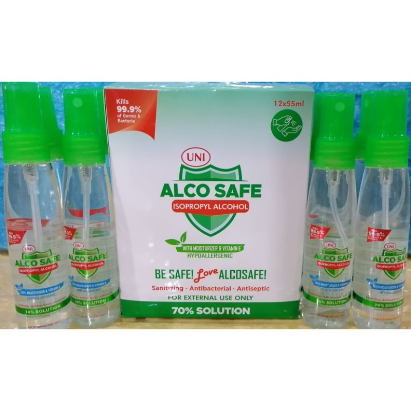 Alco Safe Isopropyl Alcohol Spray Ml Shopee Philippines