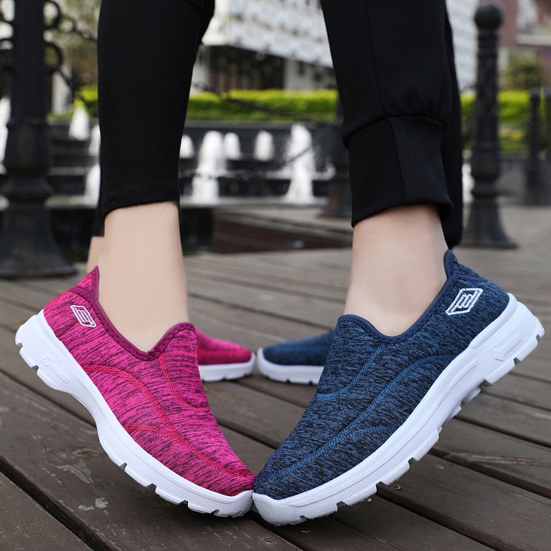 New rubber sneakers women's shoes casual business comfortable thick ...