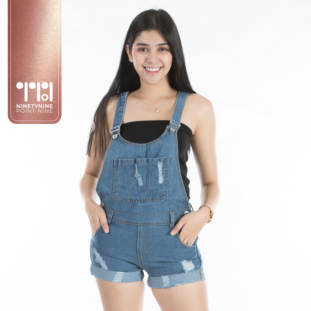 99.9 Denim Jumper Short for Women 539 Shopee Philippines