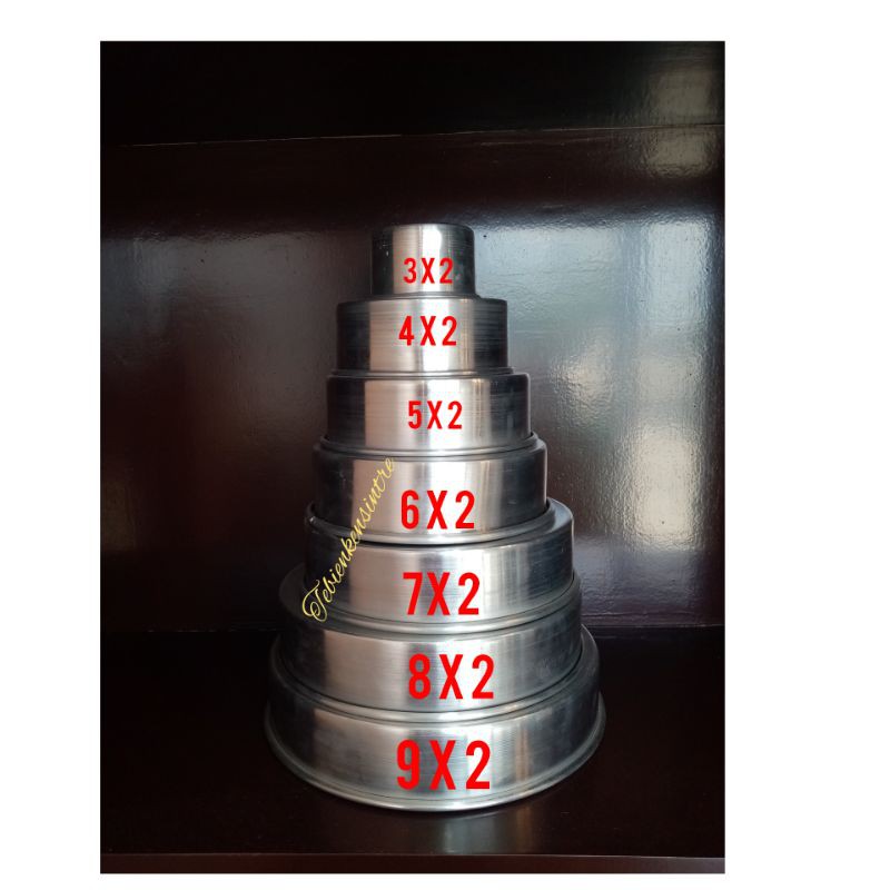 Round Pan / Cake Pan 2 inches height (sold per pc) | Shopee Philippines