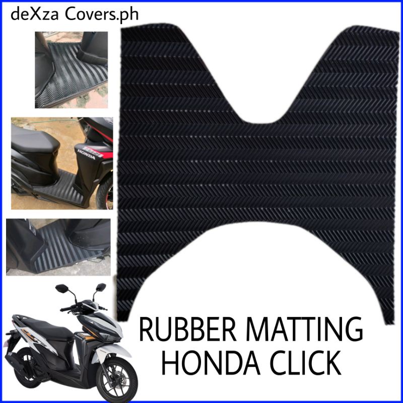 SOLID RUBBER MATTING HONDA CLICK V2/V3/V4 | Shopee Philippines