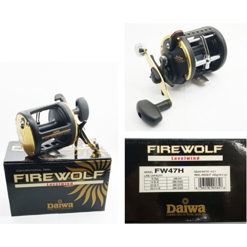 daiwa conventional reel firewolf FGCT100HSL Fuego ct Baitcasting Daiwa Fuego LT 2023 Spinning Reel Daiwa FireWolf 47H Bait Casting