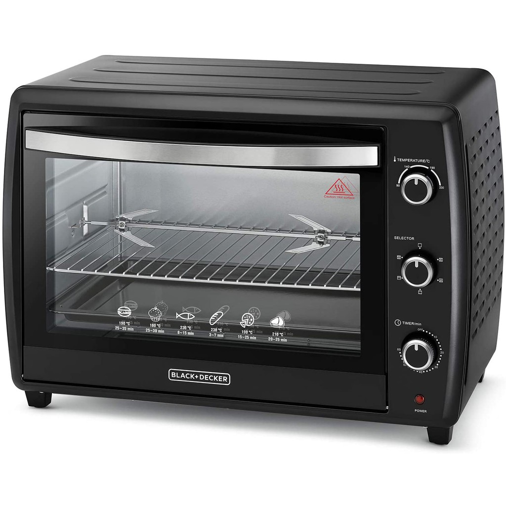 Black+Decker 9L Double Glass Multifunction Toaster Oven for